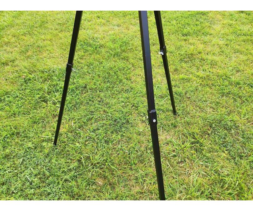 Trójnóg do grilla składany 150 cm + ruszt okrągły grilla