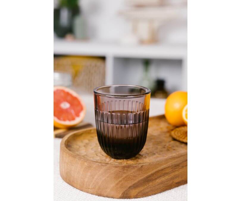 Szklanka Ouessant kolor bakłażan komplet 6 szt. szklanki La Rochere 240 ml