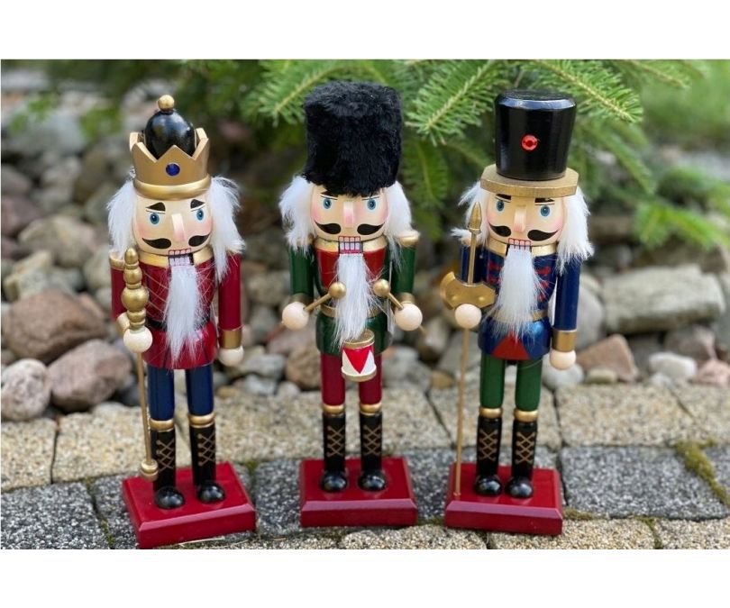 Dziadek do orzechów nutcracker figurka ozdoba świąteczna zielony