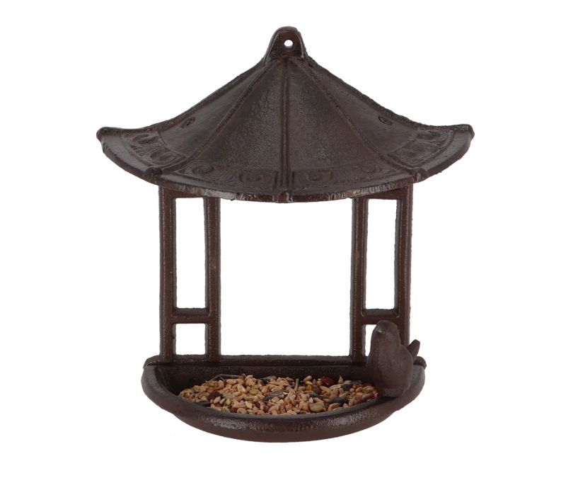 Karmnik dla ptaków żeliwny ścienny