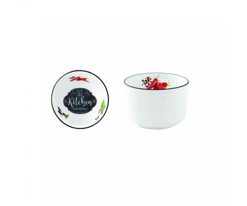 Misa z porcelany 9 cm KITCHEN BASICS