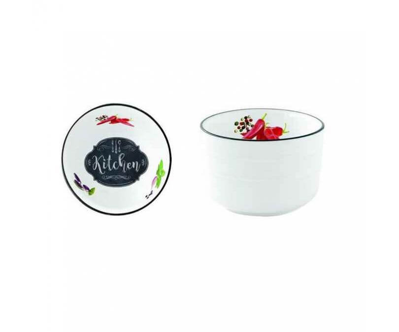 Misa z porcelany 9 cm KITCHEN BASICS