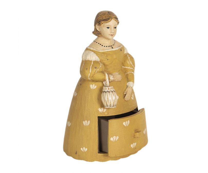 Figurka ozdobna kobieta z szufladą