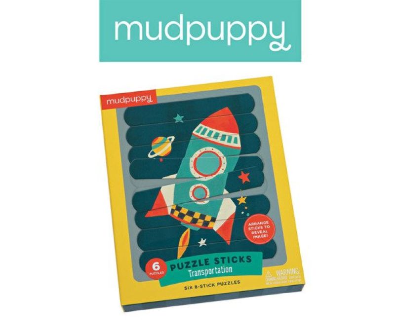 Mudpuppy. Puzzle środki transportu