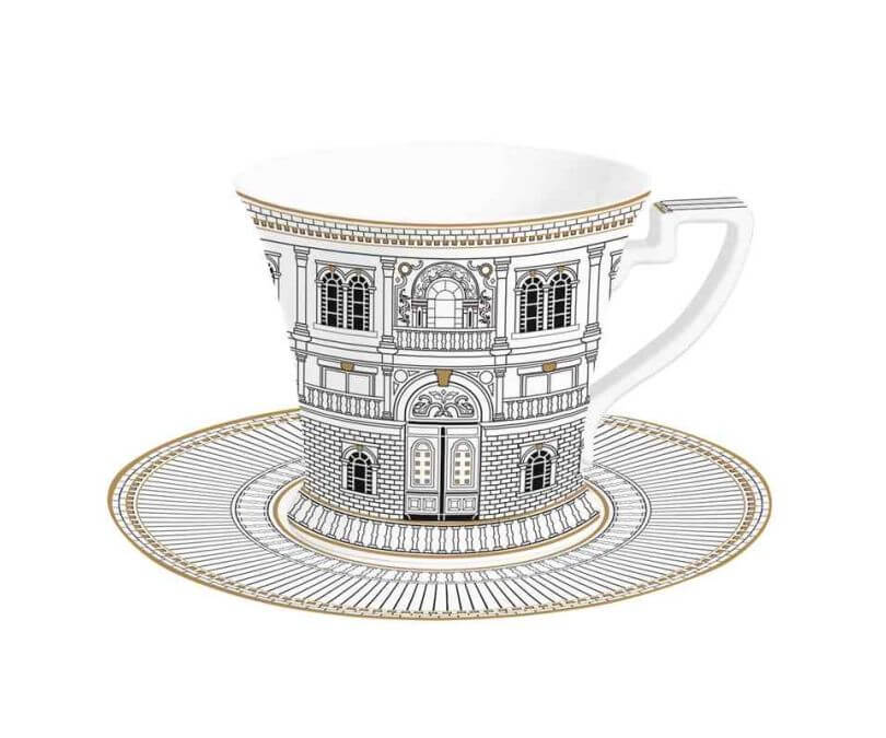 Filiżanka porcelanowa ze spodkiem Palazzo 350ml