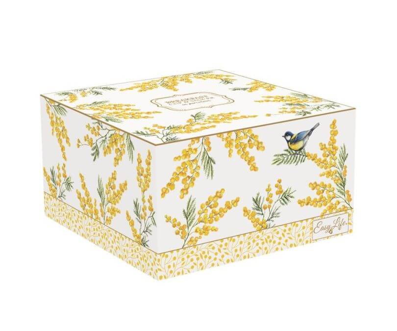Filiżanka porcelanowa ze spodkiem Mimosa