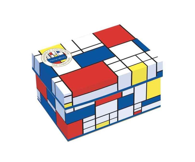 Kubek porcelanowy Piet Mondrian