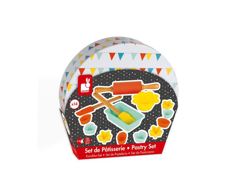 Zestaw akcesoriów kuchennych Happy day dla dzieci 3+ Janod