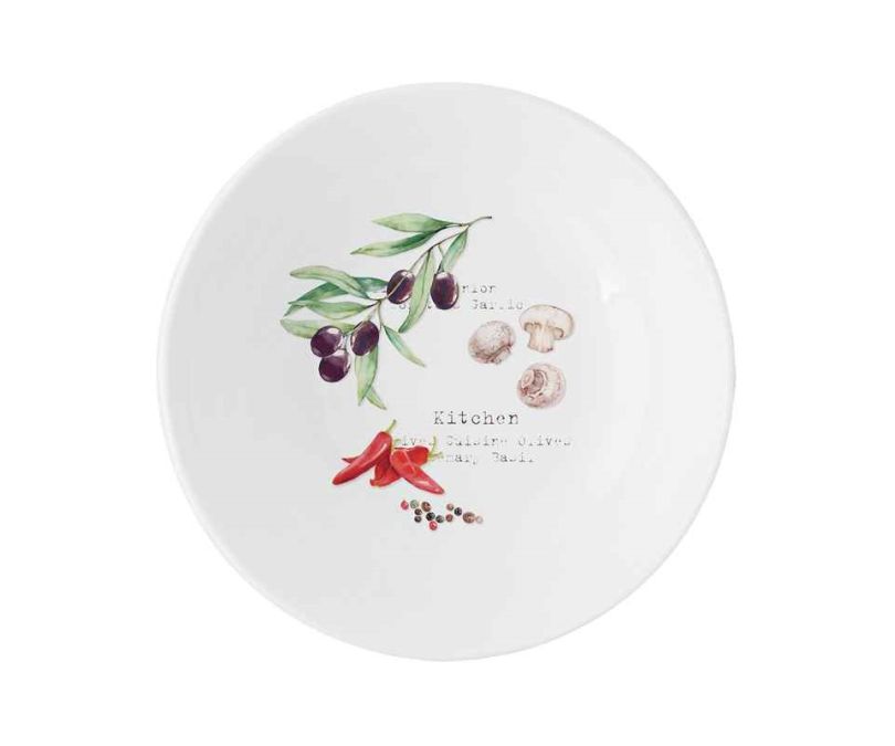 Porcelanowy talerz na zupę HOME & KITCHEN