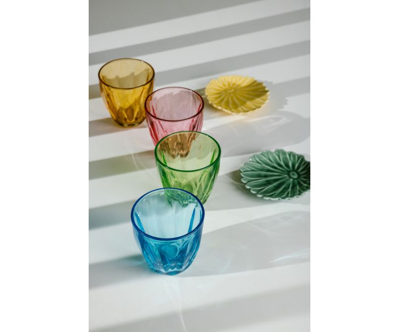 Szklanka Lily  komplet 4 szt. szklanki kolorowe 250 ml