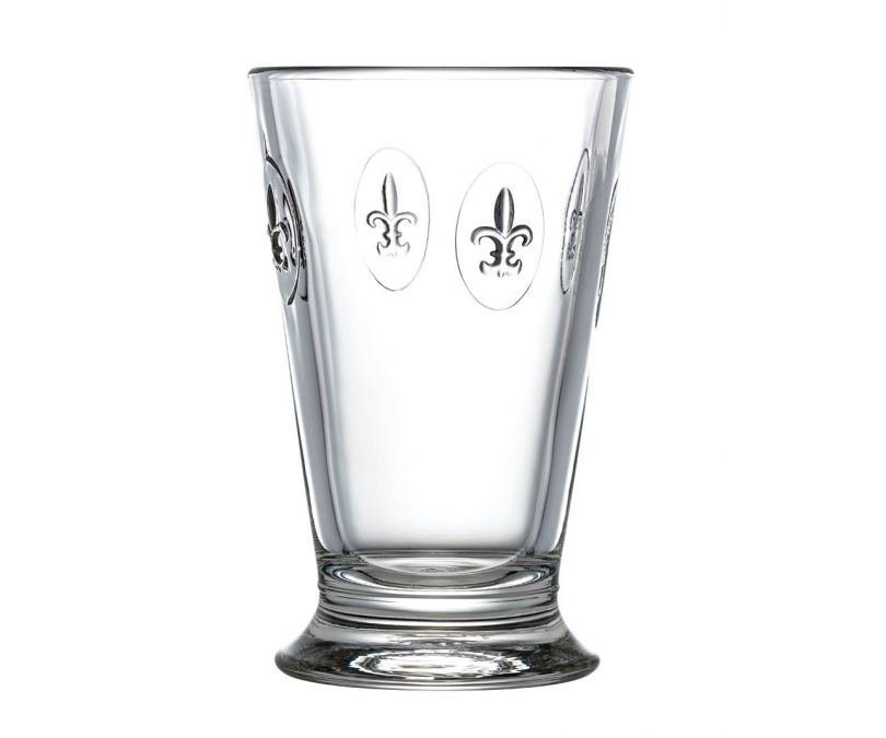 Szklanki wysokie Fleur de lys Lilijka La Rochere przezroczyste 300 ml 6 szt.