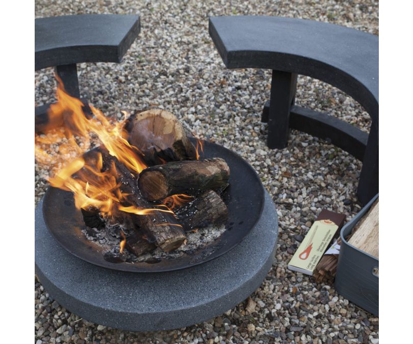 Palenisko ogrodowe metalowe kamienne grill