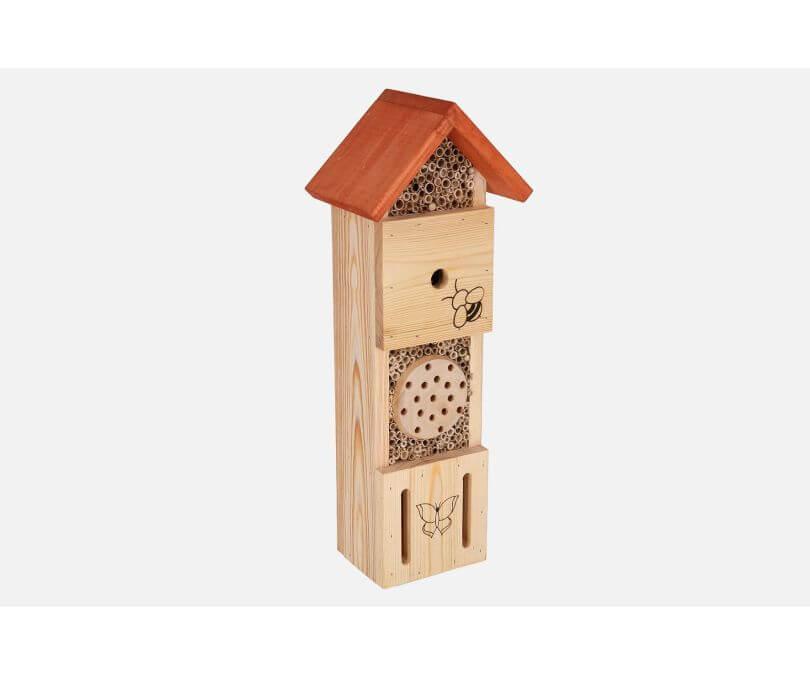 Hotel dla owadów motyl 4w1