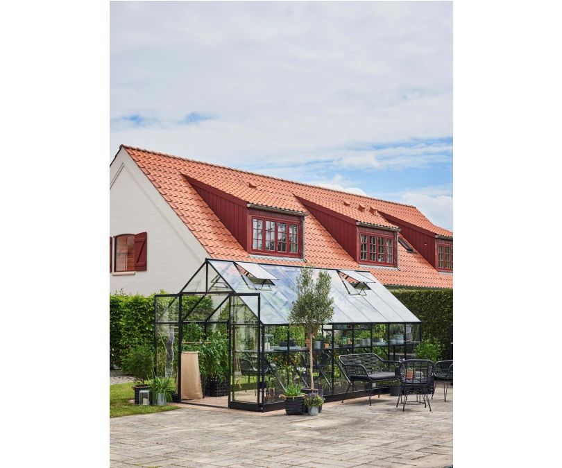Szklarnia ogrodowa QUBE 816 (13 m2; 5,08 x 2,61 x 2,46 m)