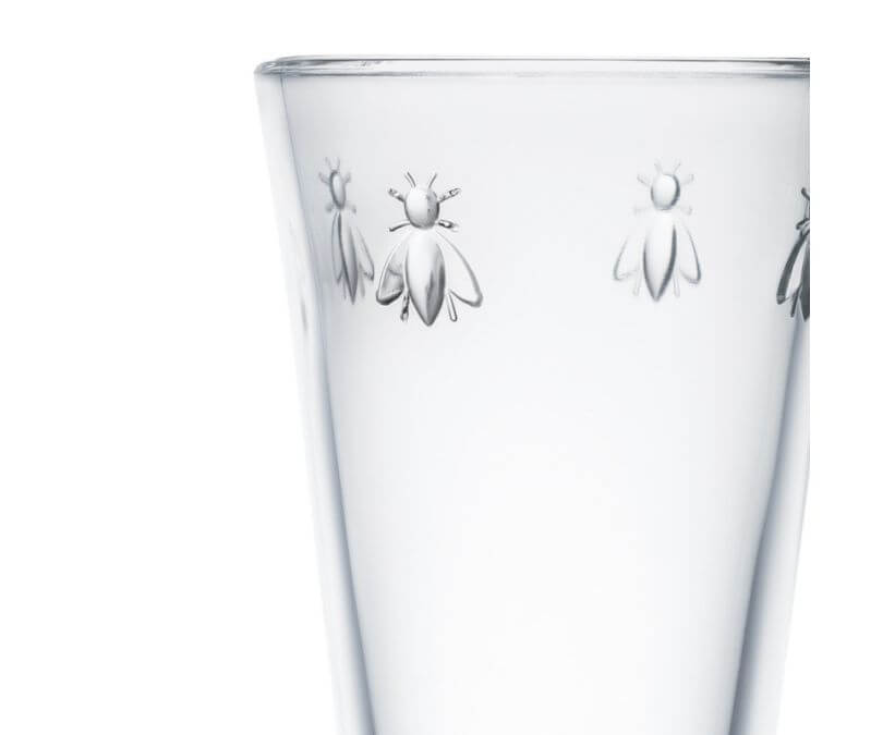 Szklanki wysokie maxi Pszczoła Abeille long drink 460 ml komplet 6 szt.