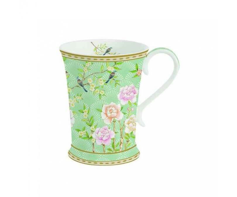 Kubek porcelanowy zielony 270 ml PALACE GARDEN