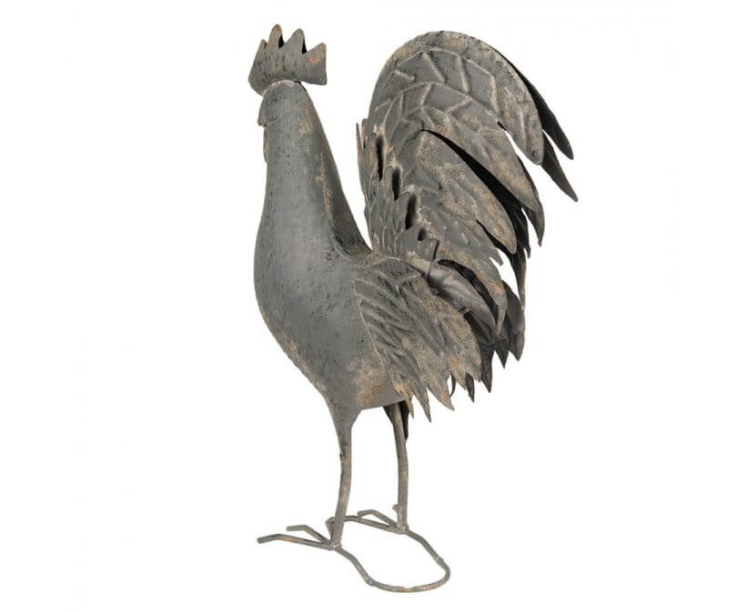 Ozdoba ogrodowa metalowa kogut_3