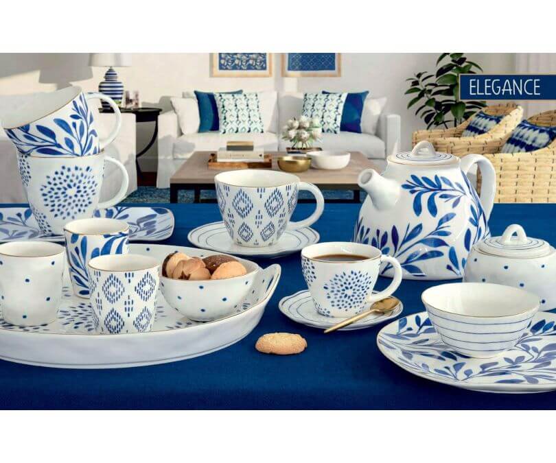 Porcelanowa filiżanka z talerzykiem poj. 280 ml.