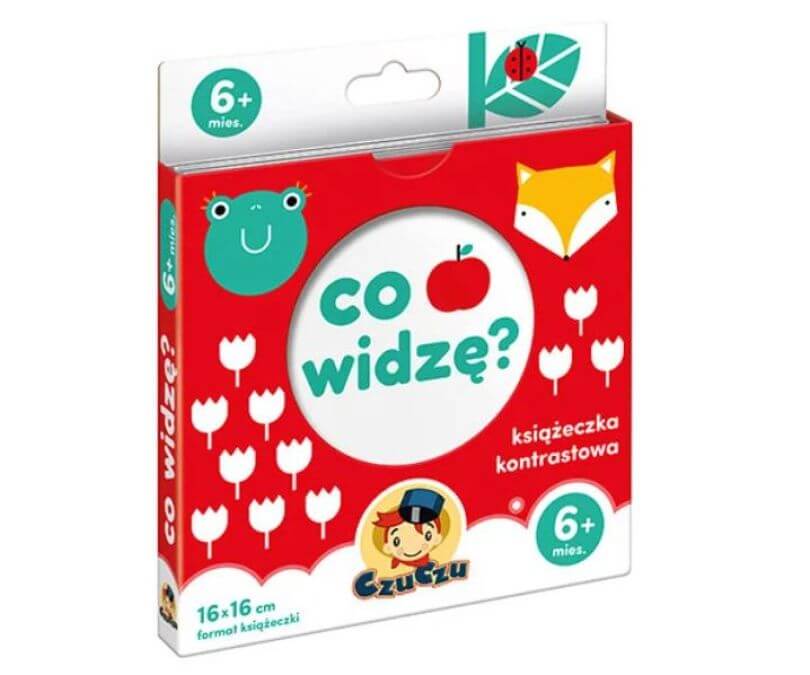 CzuCzu. Co widzę Książeczka kontrastowa 6 mies.+
