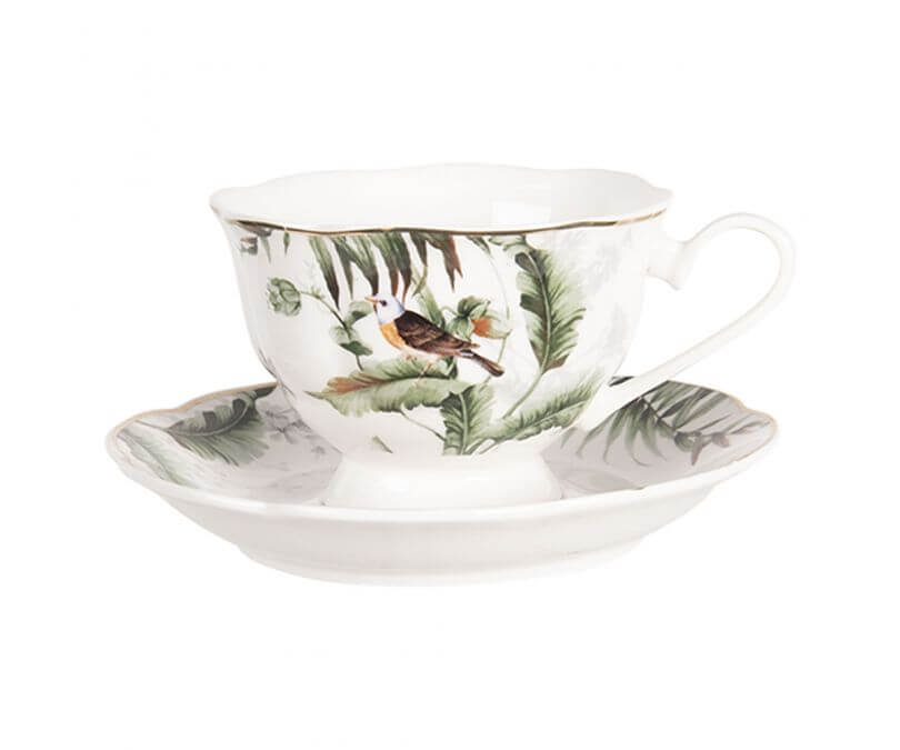 Filiżanka porcelanowa tropic zestaw 4 szt.