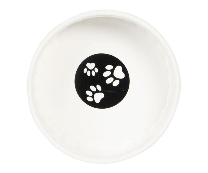 Miska dla psa ceramiczna biała