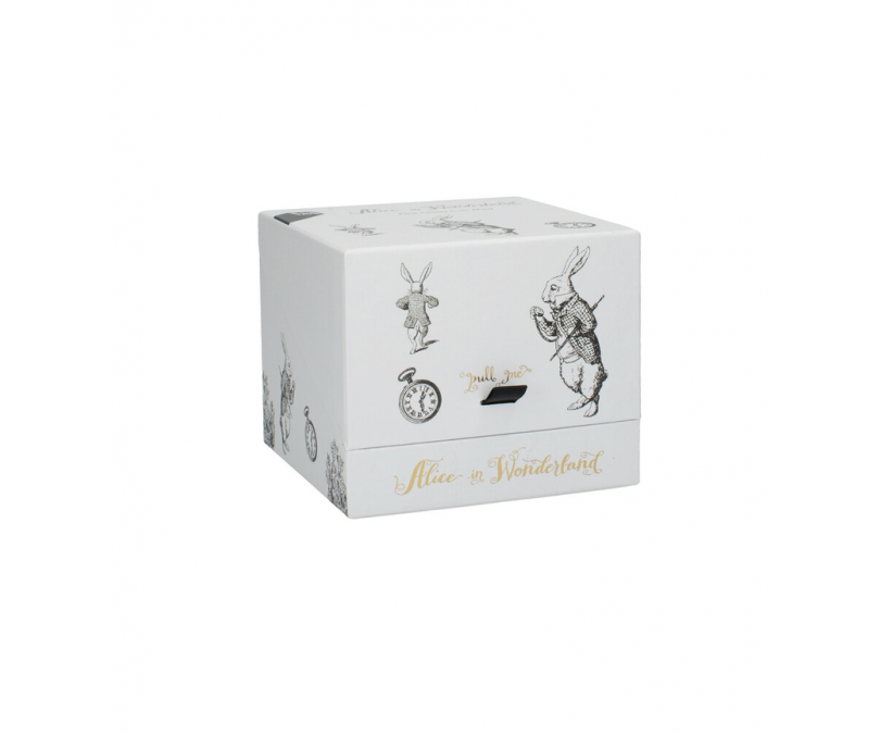 Kubek Porcelanowy Alicja w krainie czarów Królik w ozdobnym pudełku 350ml