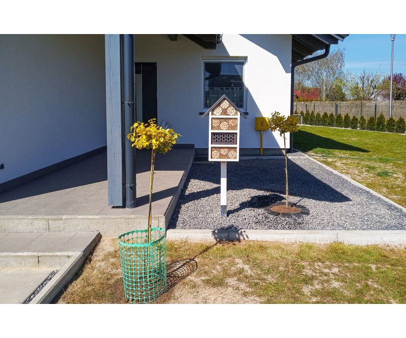 Domek dla owadów średni antracyt