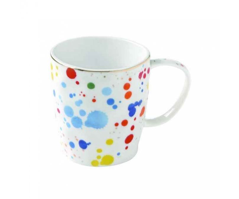 Kubek porcelanowy 350 ml COLOUR SPLASH