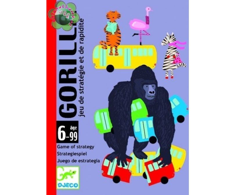 Djeco Gra karciana Gorilla MAKAO 5+