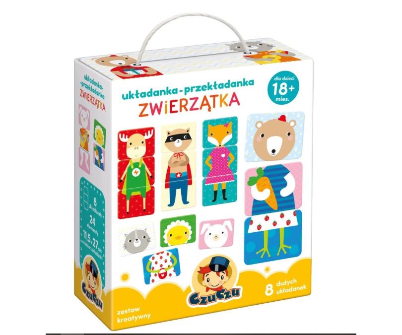 CzuCzu. Układanka-przekładanka. Zwierzątka