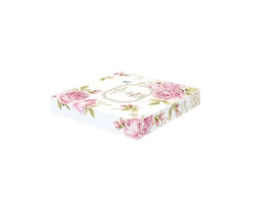 Porcelanowa patera dwupoziomowa w róże ROMANTIC
