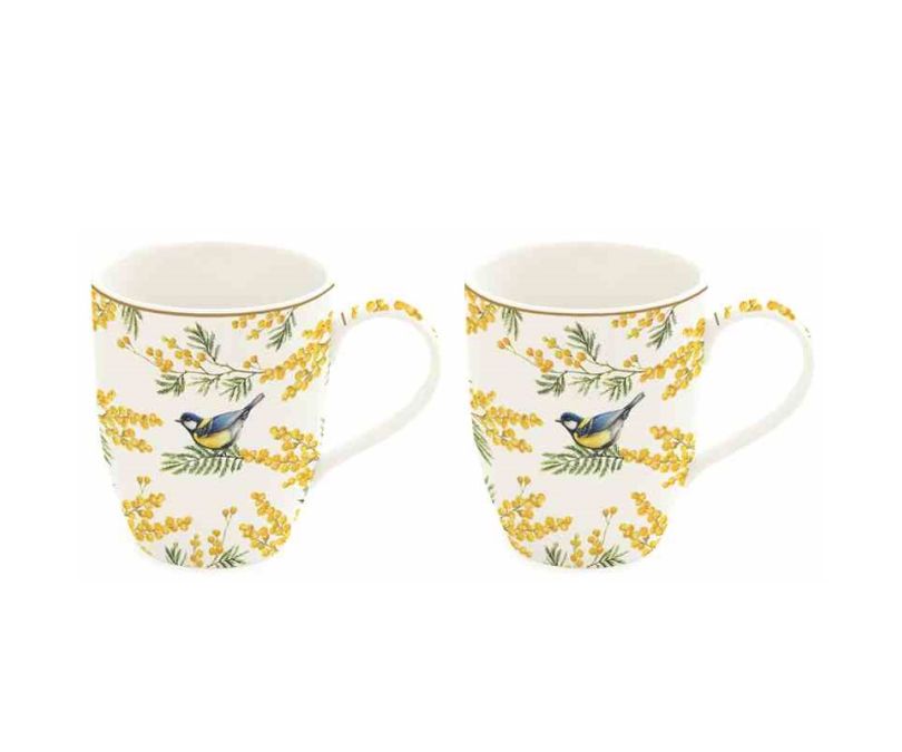 Kubek porcelanowy Mimosa zestaw 2 szt.