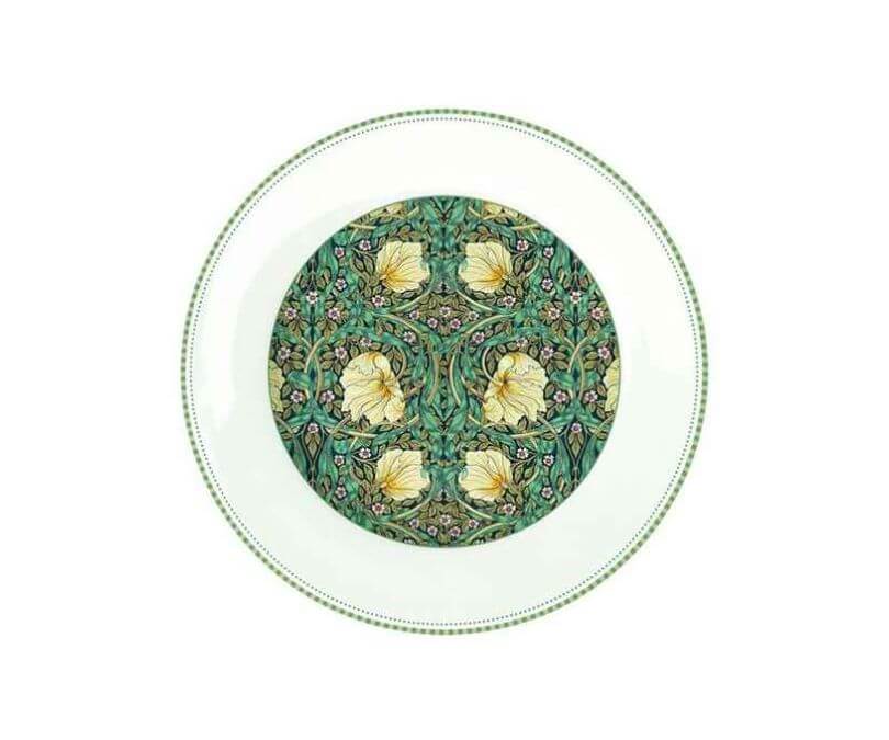 Porcelanowy płytki talerz w pnącza WILLIAM MORRIS