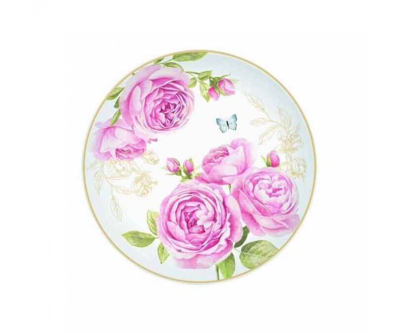 Porcelanowy talerz deserowy ROMANTIC