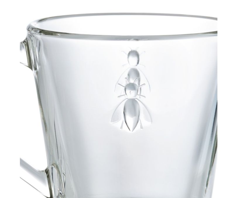 Szklanki do herbaty Pszczoła Abeille szklanka z uchem 275ml komplet 6 szt.