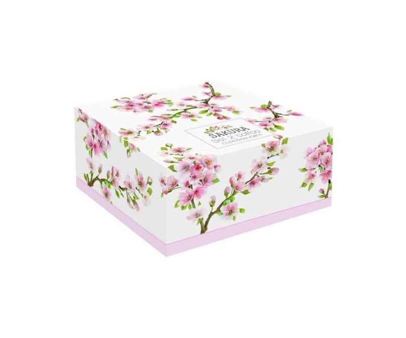 Zestaw porcelanowych filiżanek espresso 2 sztuki SAKURA