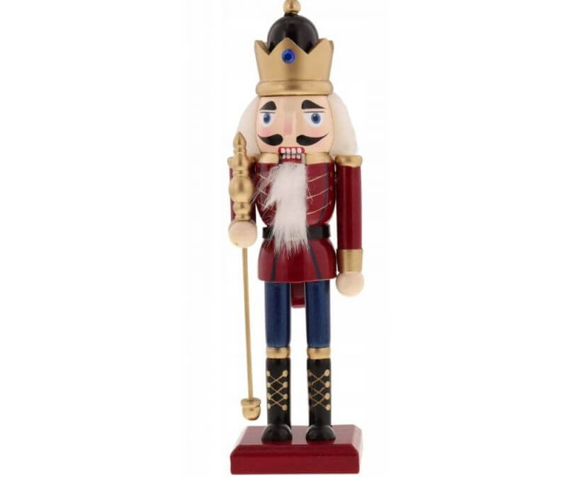 Dziadek do orzechów nutcracker figurka ozdoba świąteczna czerwony