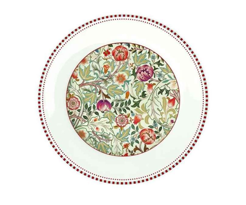 Porcelanowy talerz deserowy WILLIAM MORRIS