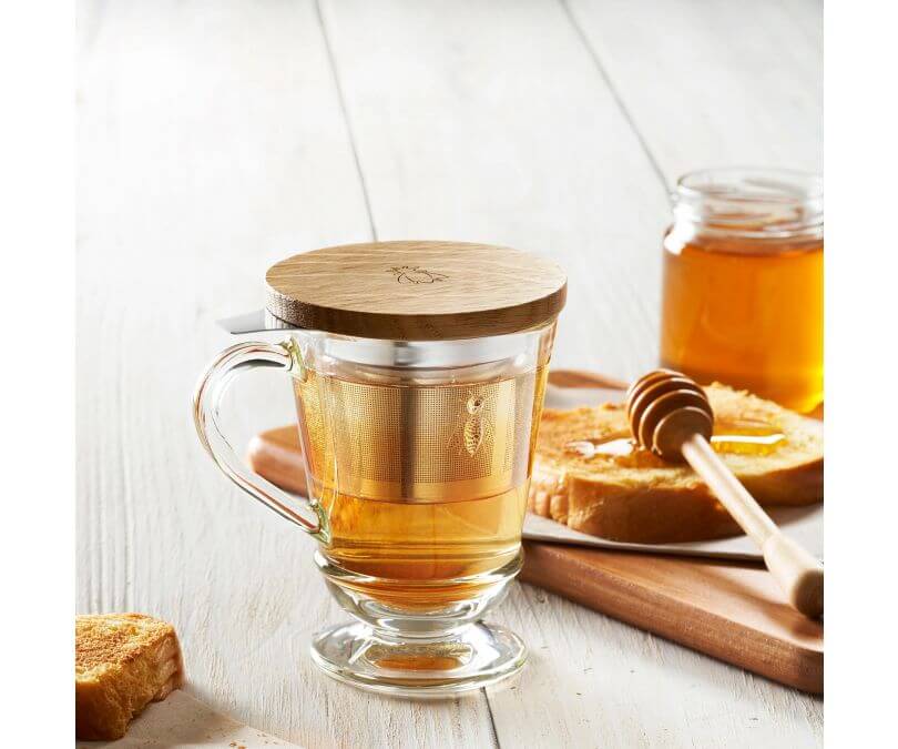Szklanka zaparzacz do herbaty Pszczoła Abeille La Rochere