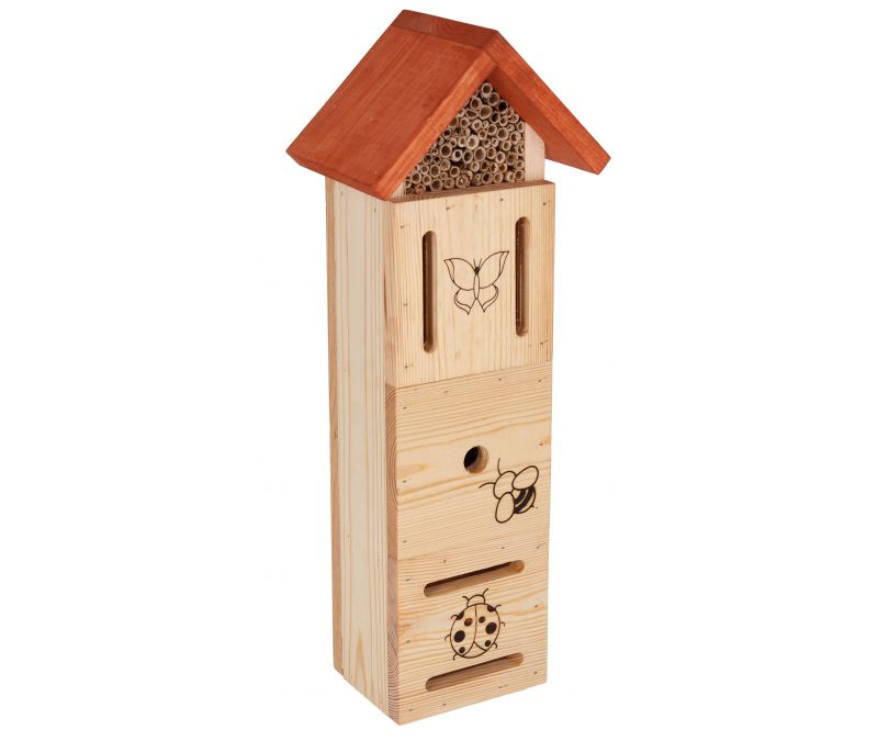 Domek dla owadów pożytecznych biedronka 4w1