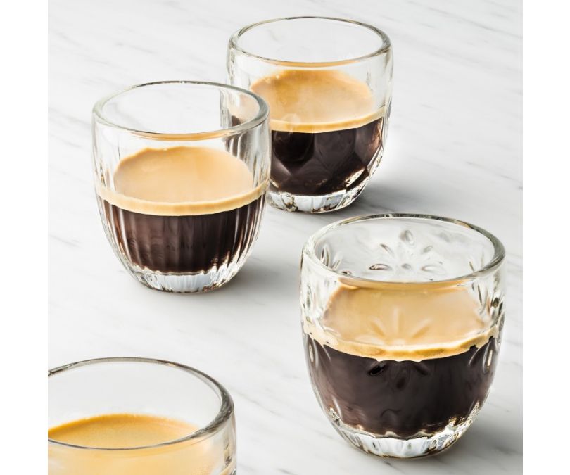 Szklanki do espresso do kawy 100 ml komplet 4 szt.