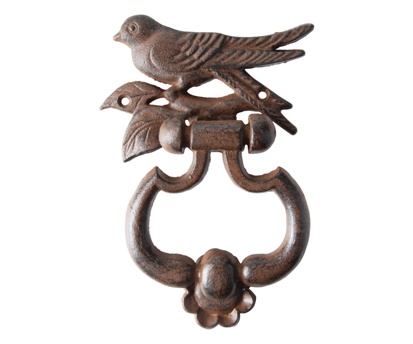 Kołatka do drzwi ptaszek płaski Esschert design