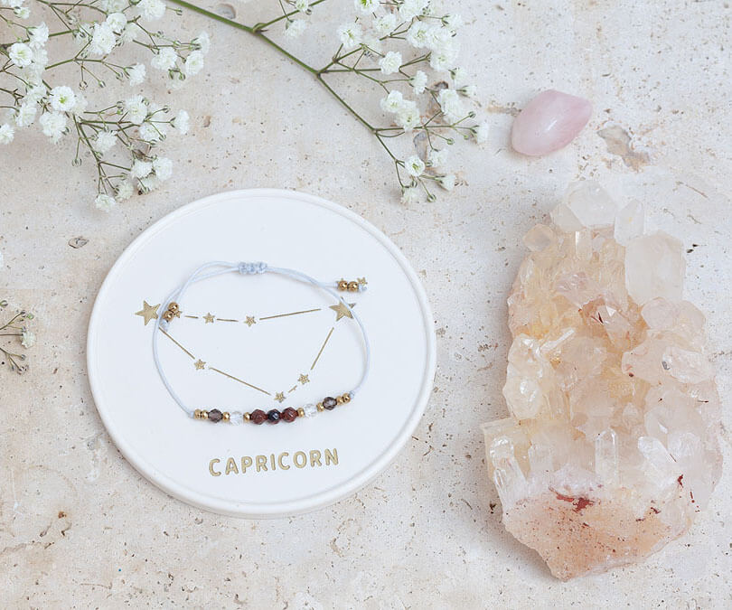 Bransoletka z kamieni naturalnych dla znaku zodiaku Koziorożca