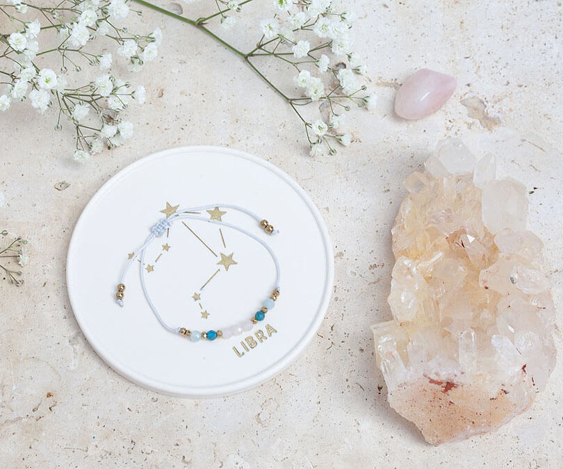Bransoletka z kamieni naturalnych dla znaku zodiaku Wagi