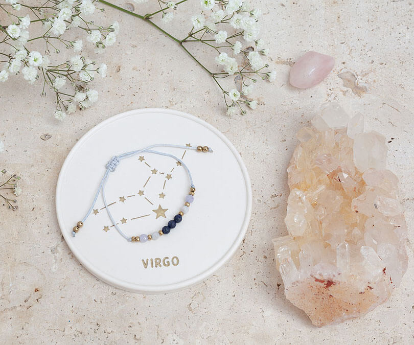 Bransoletka z kamieni naturalnych dla znaku zodiaku Panny