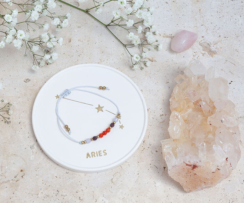 Bransoletka z kamieni naturalnych dla znaku zodiaku Barana